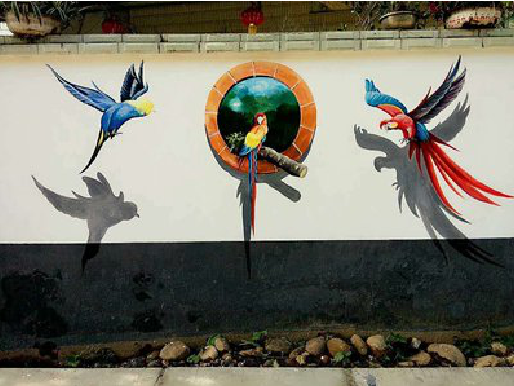 道孚视觉错位-3D墙绘设计