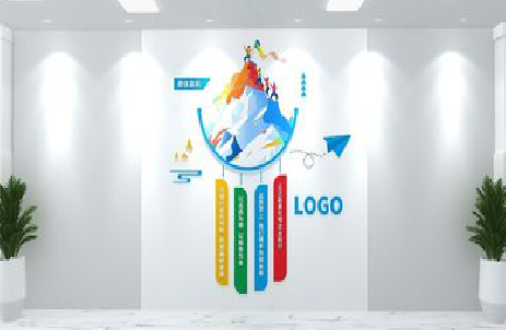 道孚公司企业形象墙的工艺材料有哪些？