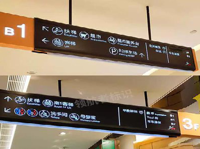 道孚如何通过商场标识牌引导客流分布？