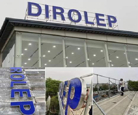 道孚楼顶发光字安装的注意事项。